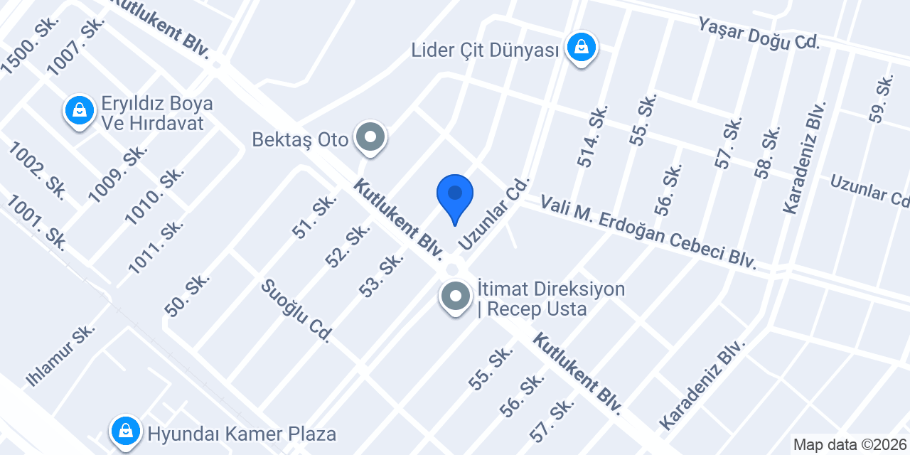 Pala Tekstil konumu
