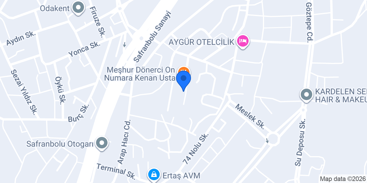 UTAŞ AUTO konumu