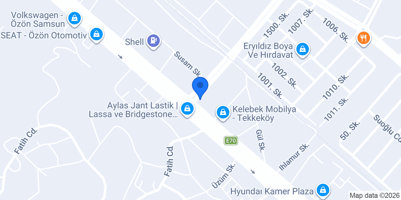 Çetinoğlu Ekonomik Yapı Malzemeleri konumu
