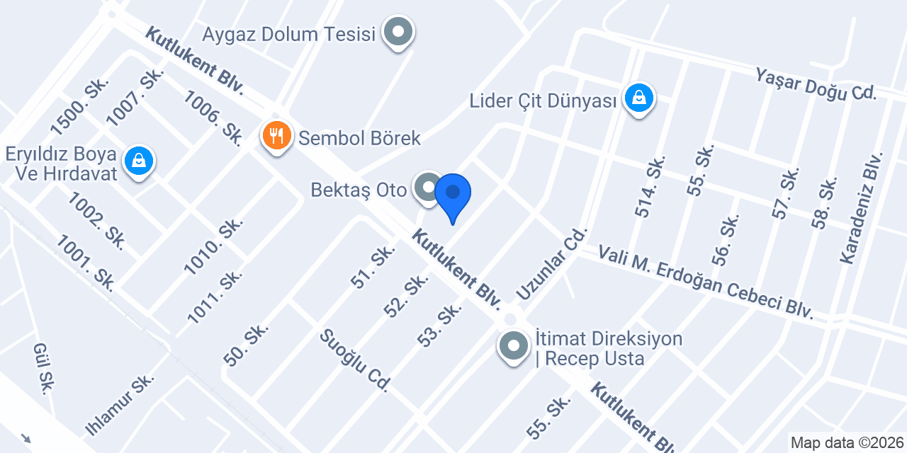 GÜNEY REKLAM konumu