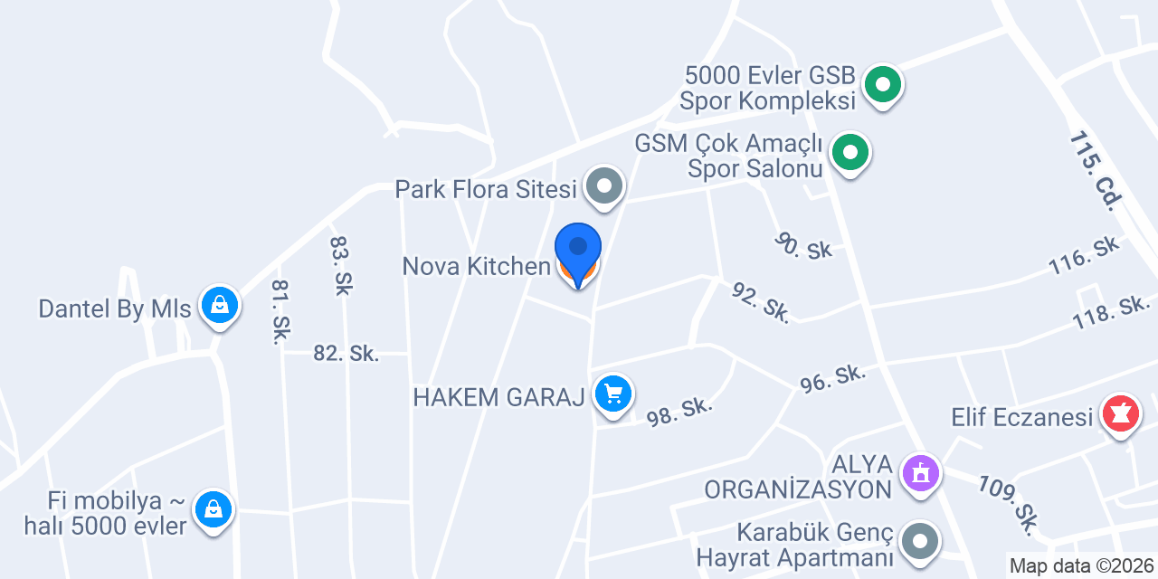 Nova Kitchen konumu