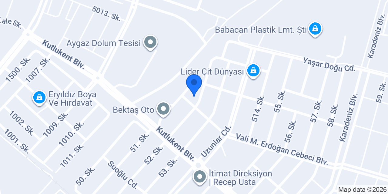 Bakasan İmalat konumu