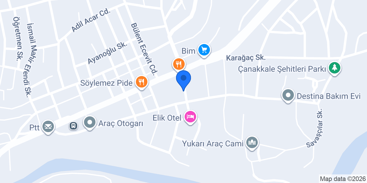 Çağdaş Elektrik konumu