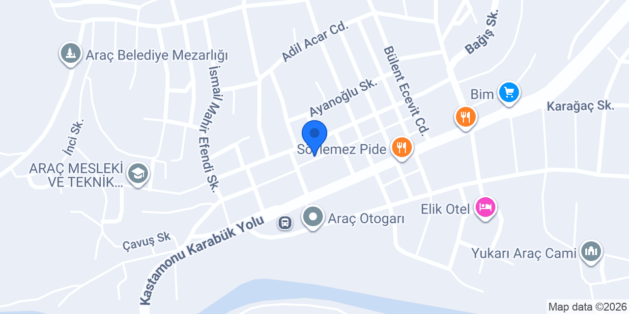 Karalar Züccaciye konumu