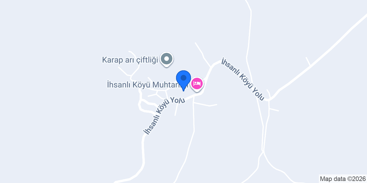 Karap arı çiftliği konumu