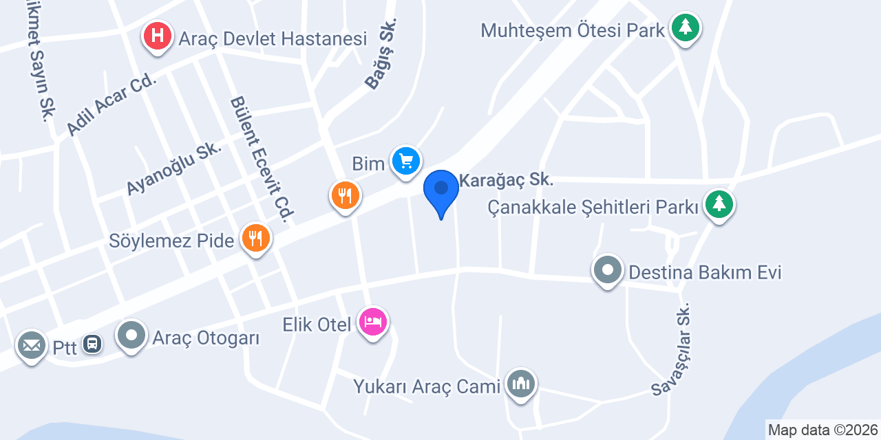 Şerife Bacı Apart Residence konumu