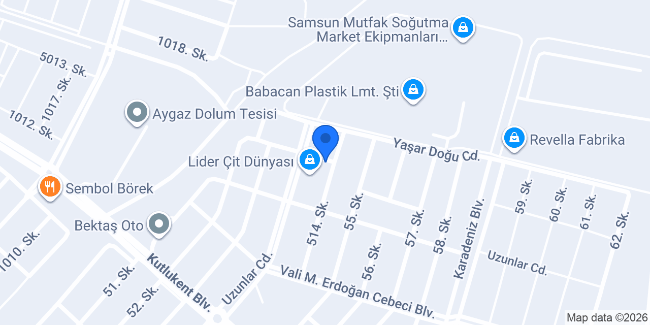 ŞENKAYALAR OR.ÜR.TİC.LTD.ŞTİ konumu