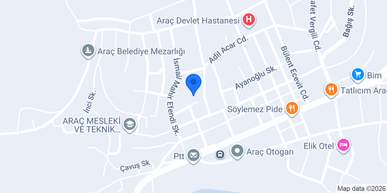 Yazan ekmek fırını ve kastamonu simiti konumu