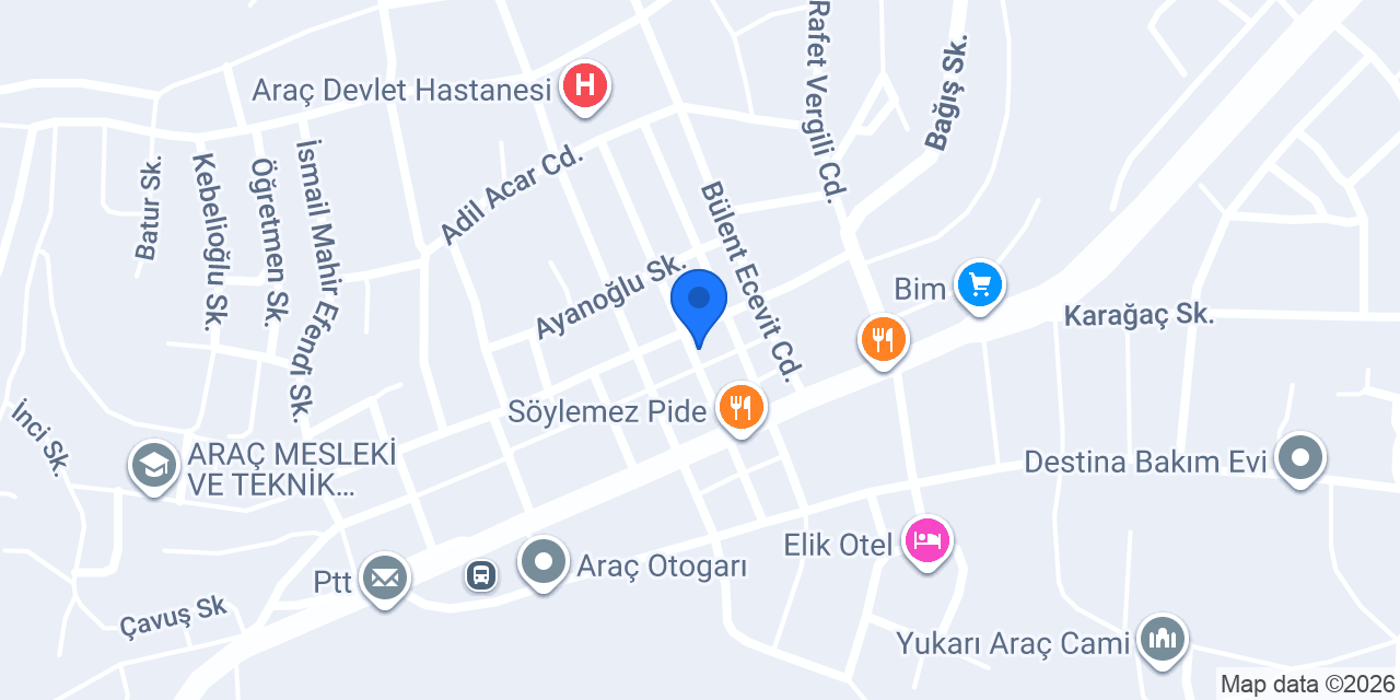 Yeni Kırtasiye konumu