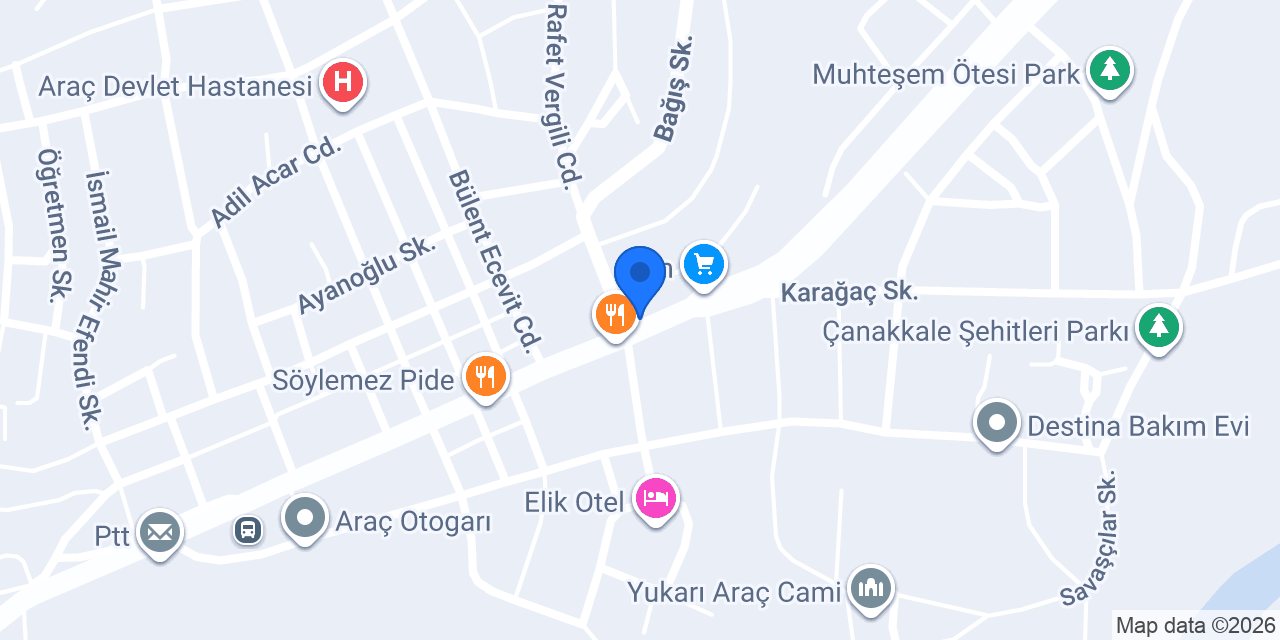Araç Noterliği konumu