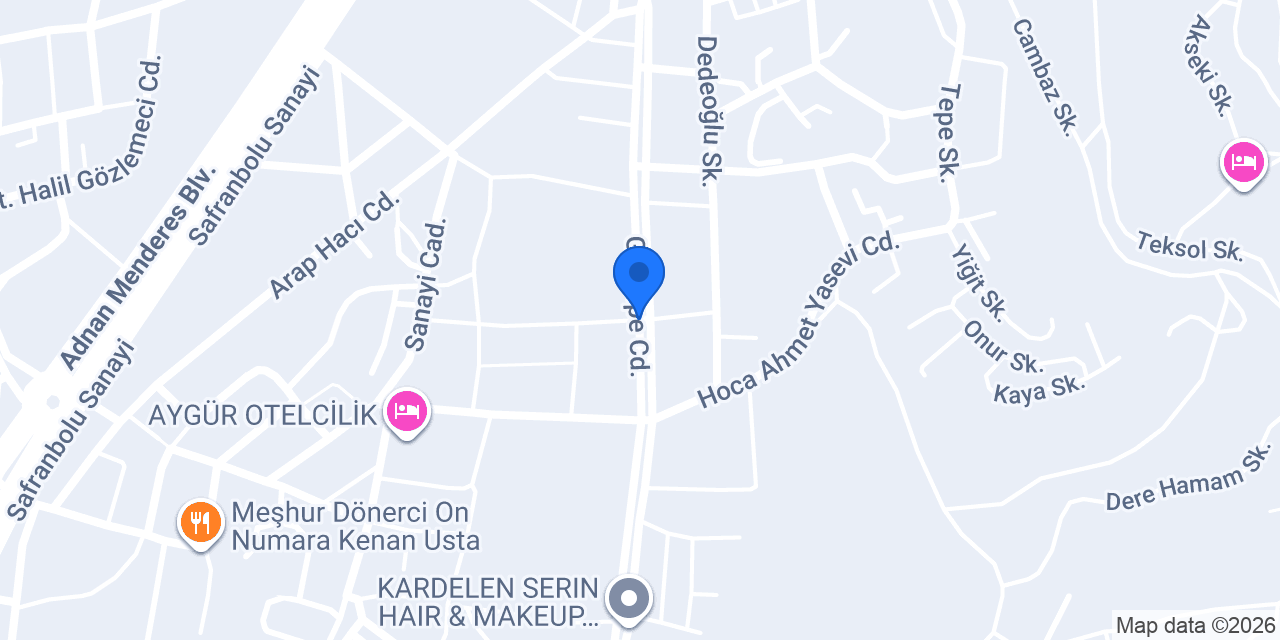 Raya pilates Studio konumu