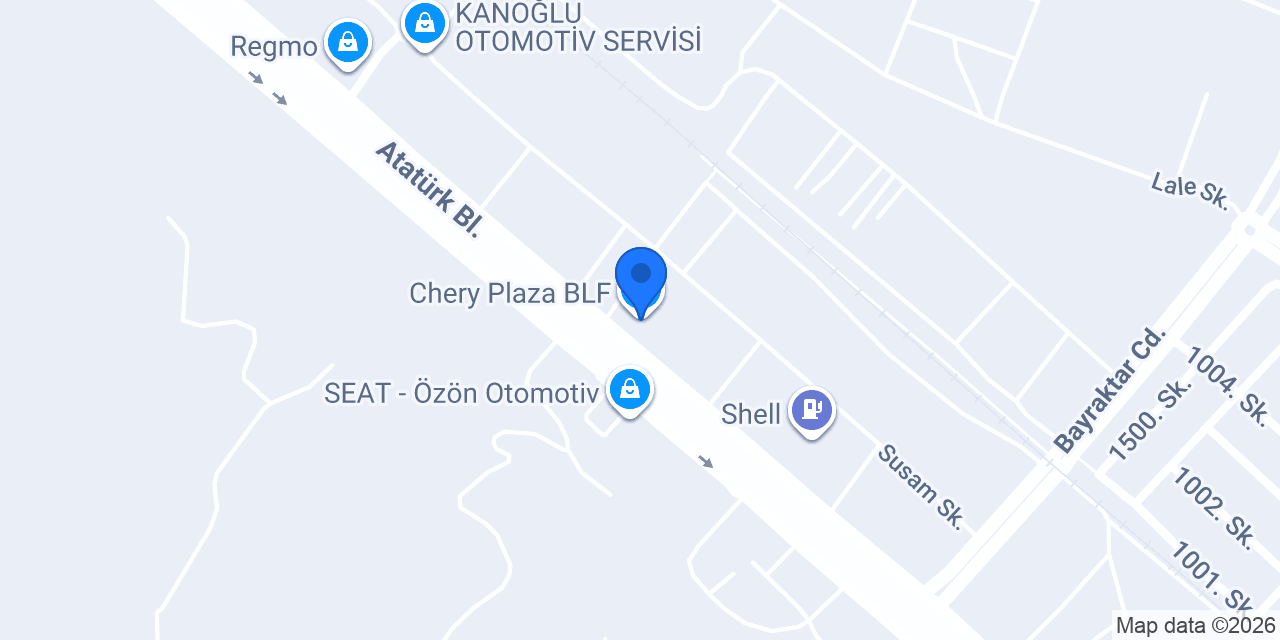 Chery Plaza BLF konumu