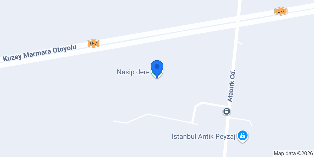 Nasip dere konumu