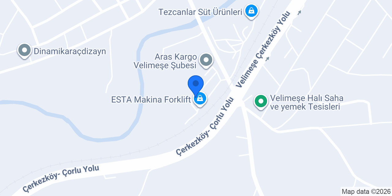 İssA İş Makinaları Tamir bakım servisi konumu