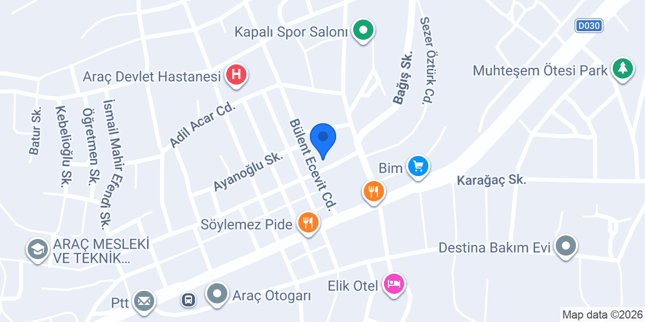 GÜNEY TİCARET konumu