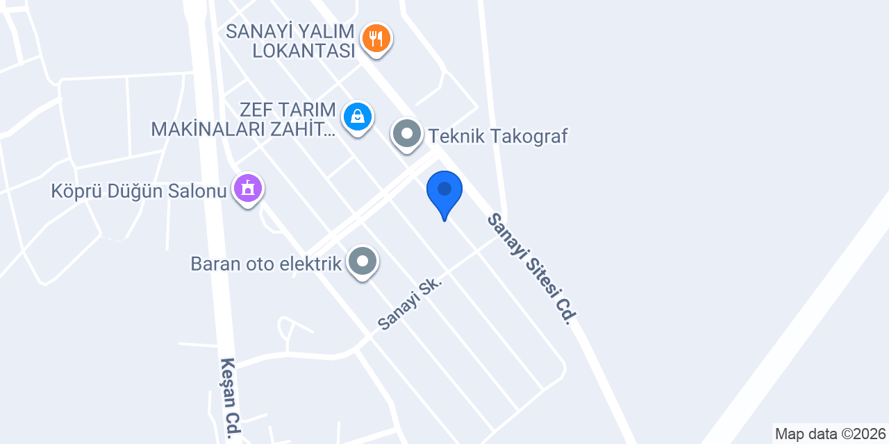 Erdem Makine konumu
