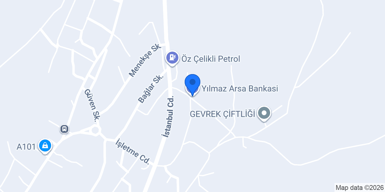 Yılmaz Arsa Bankasi konumu