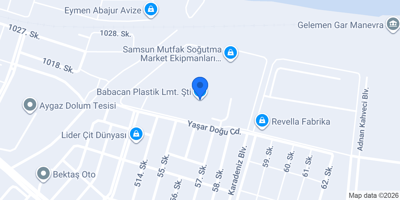 Babacan Plastik Lmt. Şti. konumu