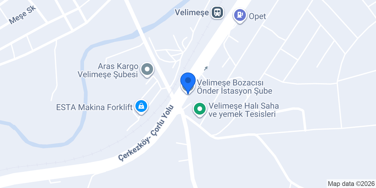 Velimeşe Bozacısı Önder İstasyon Şube konumu