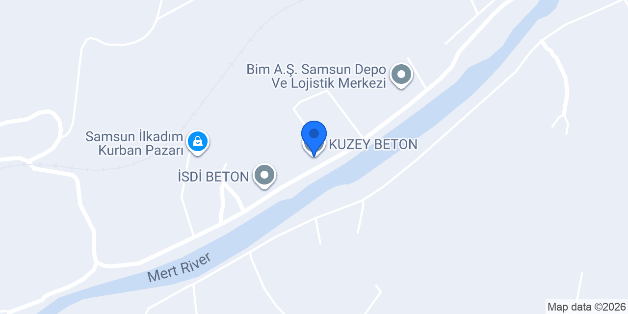 KUZEY BETON konumu
