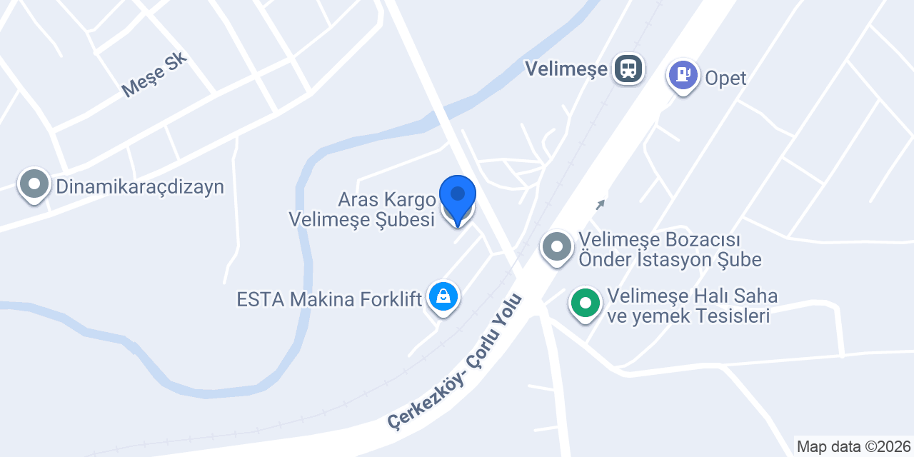 Aras Kargo Velimeşe Şubesi konumu