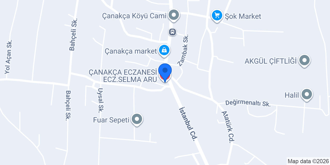 ÇANAKÇA ECZANESİ ECZ.SELMA ARU konumu