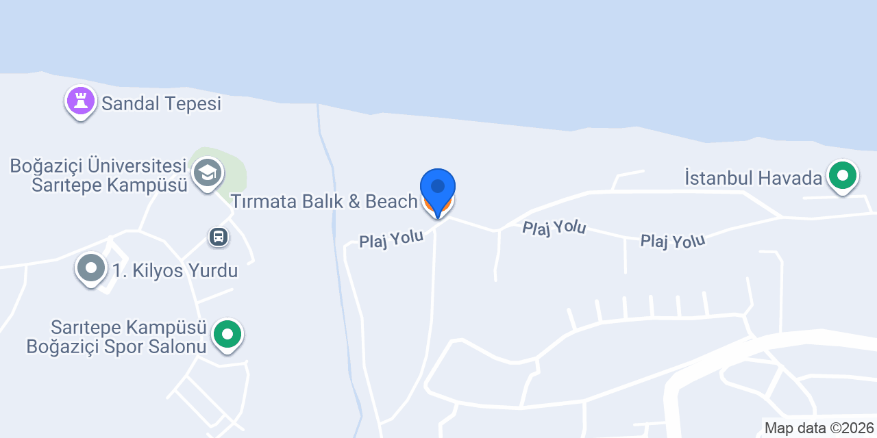 Tırmata Balık & Beach konumu