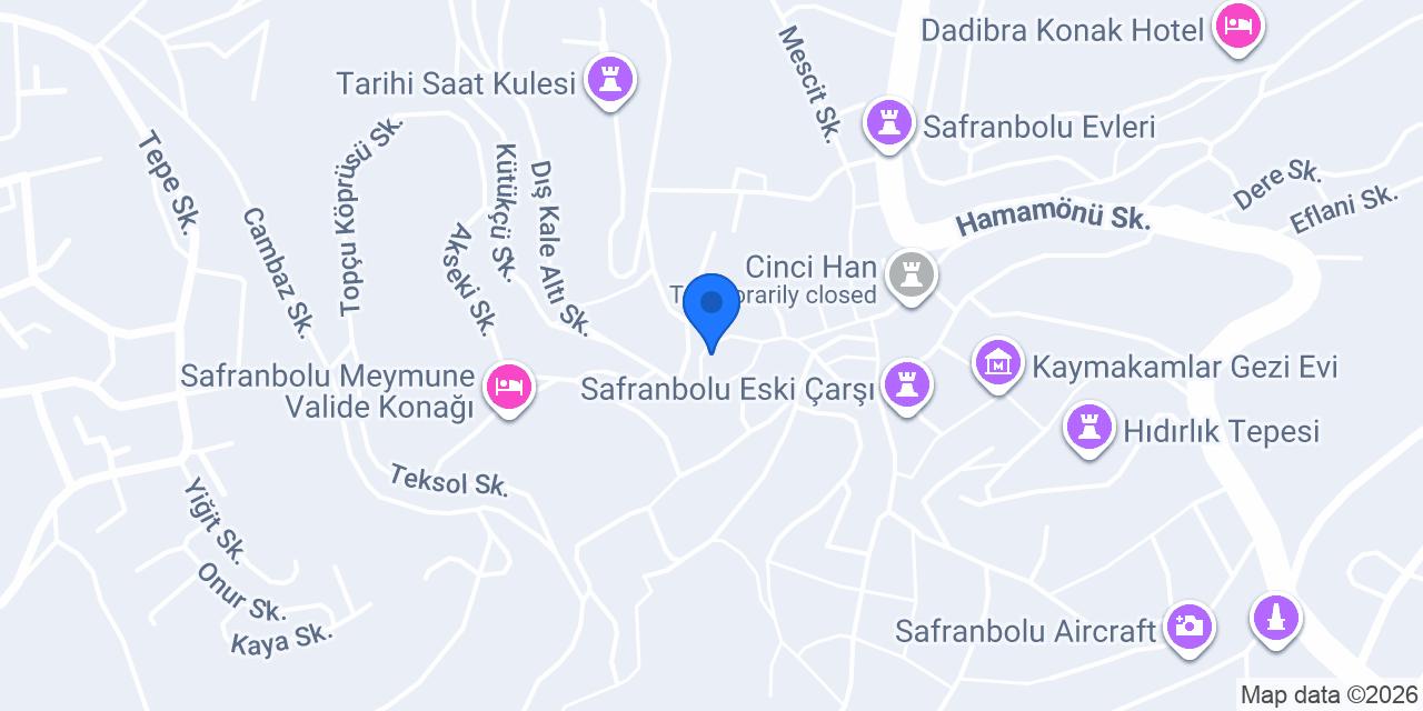 Hidayet Mobilya konumu