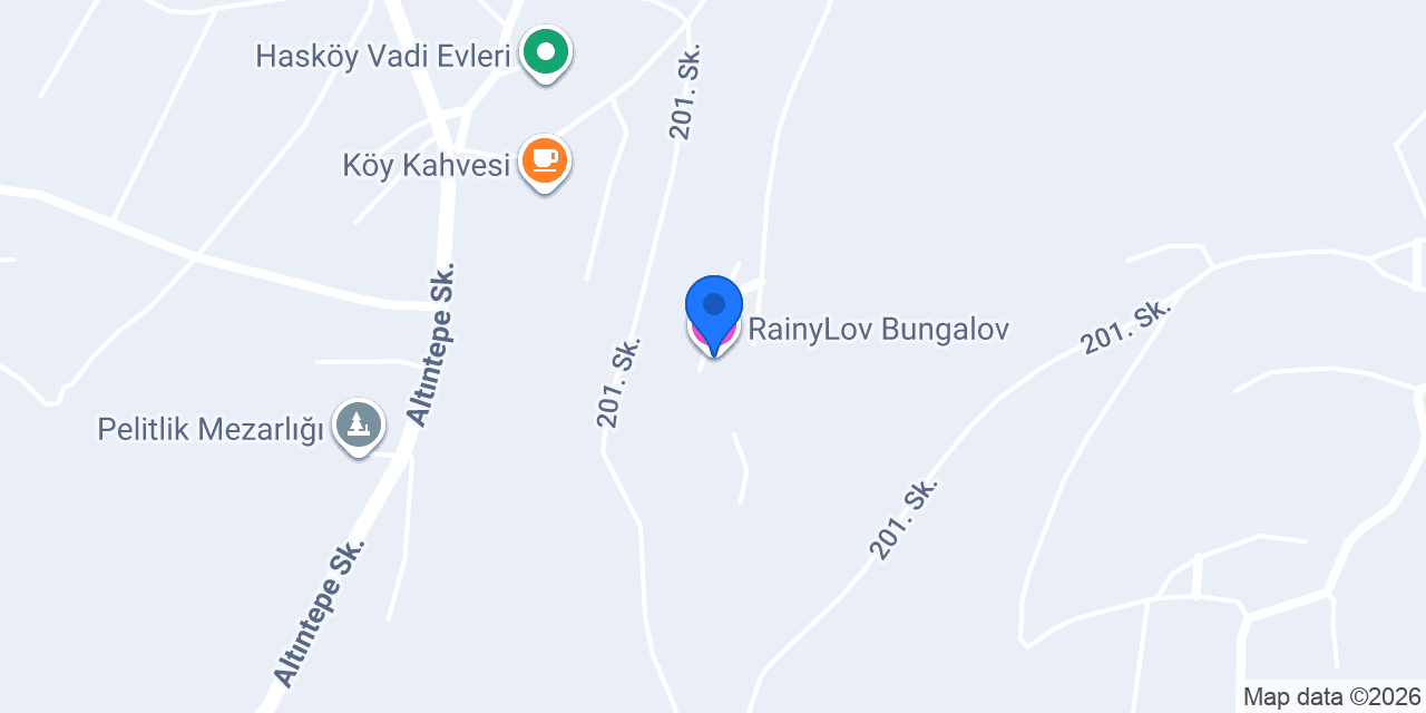 RainyLov Bungalov konumu