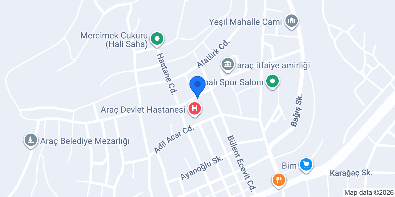 Yeşil Kart Bürosu konumu