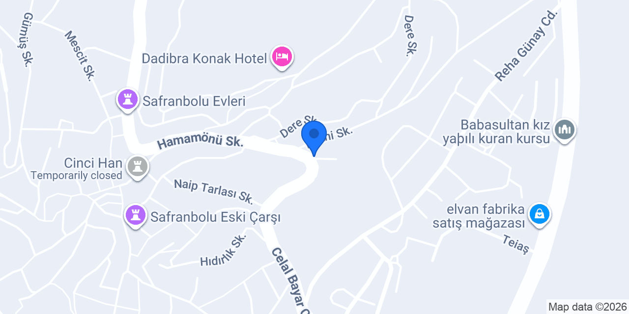 Babahan Konakları konumu