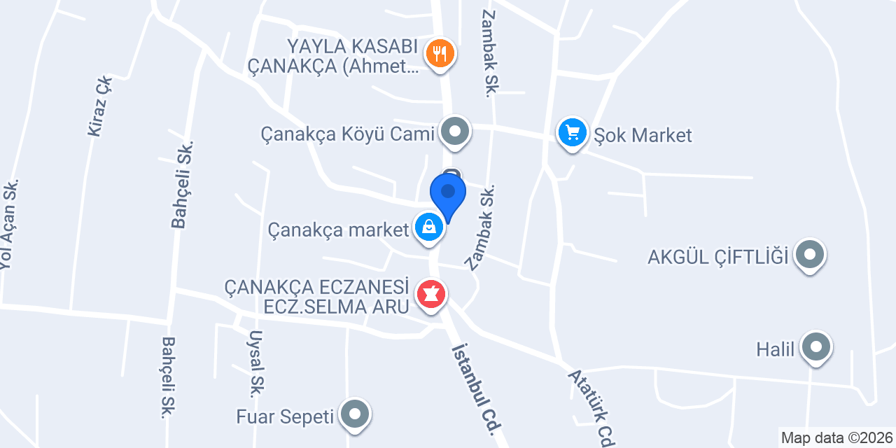 Çanakça Köy Kahvesi konumu