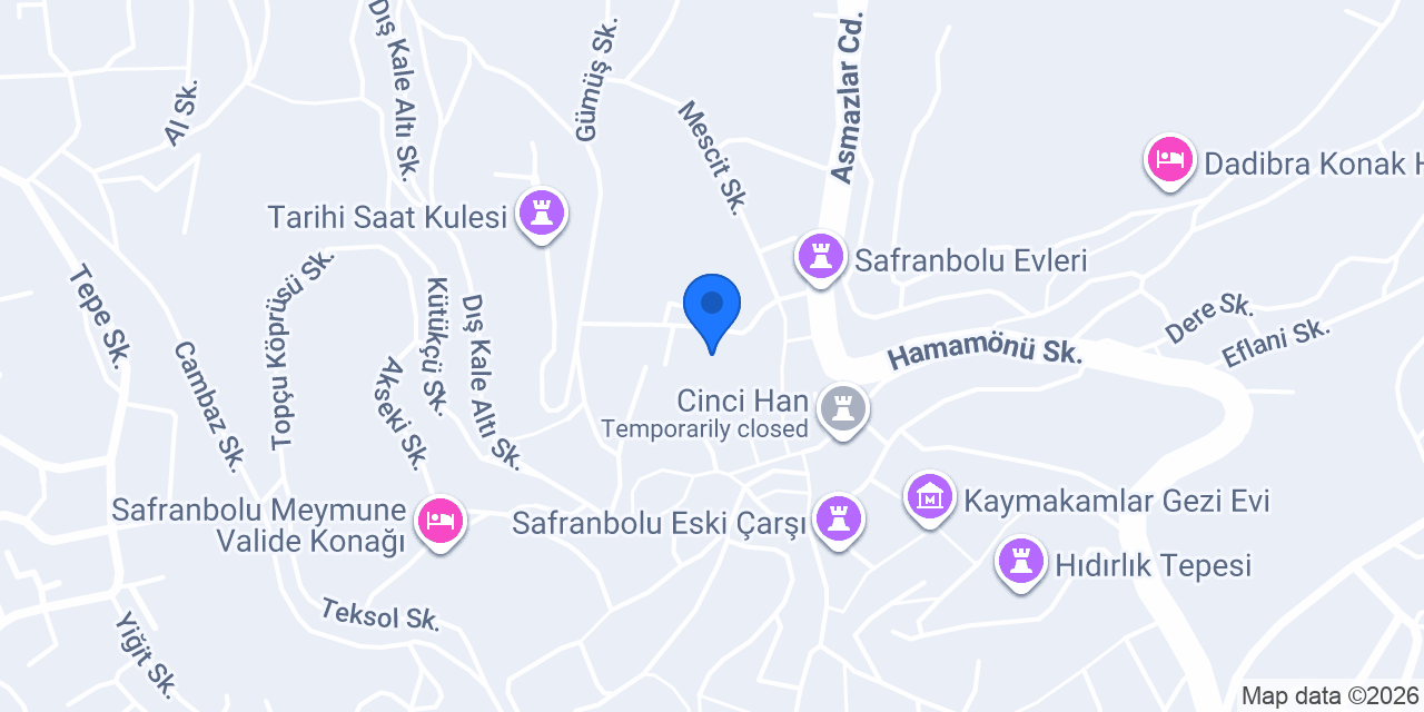 İpekyolu Pansiyon konumu