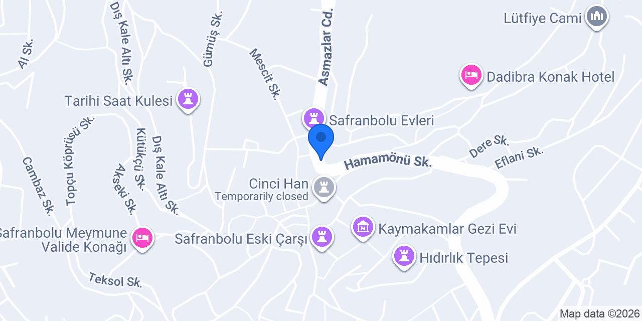 Lonca Konuk Evi konumu