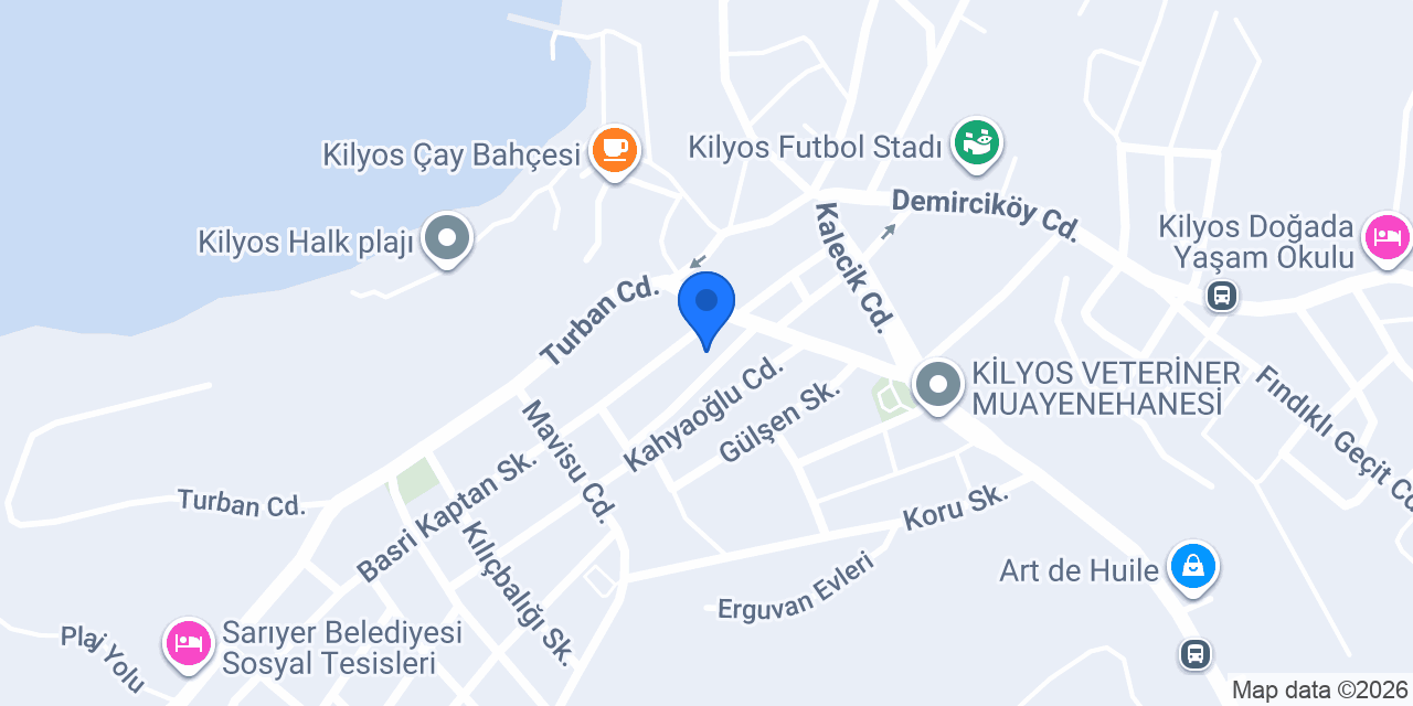 Mileva Kilyos konumu