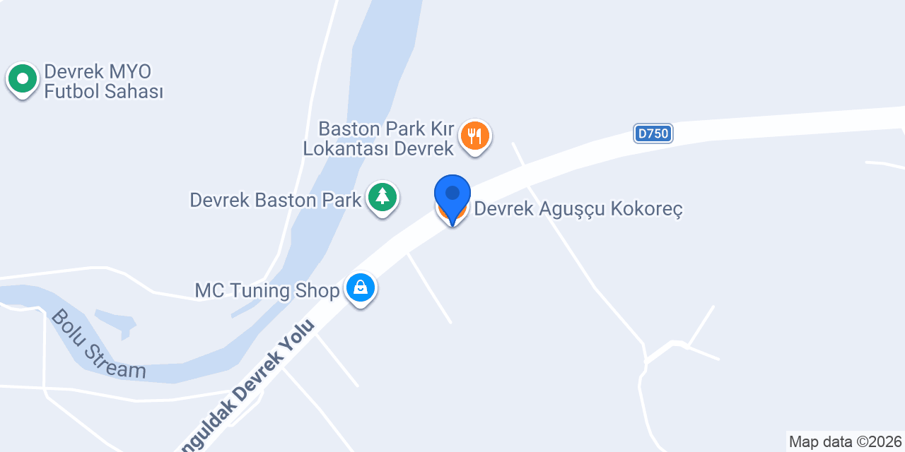 Devrek Aguşçu Kokoreç konumu
