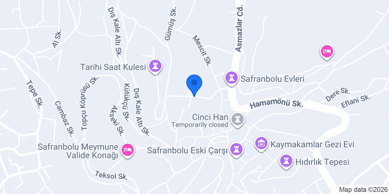 Gokgozoglu Pansiyon konumu