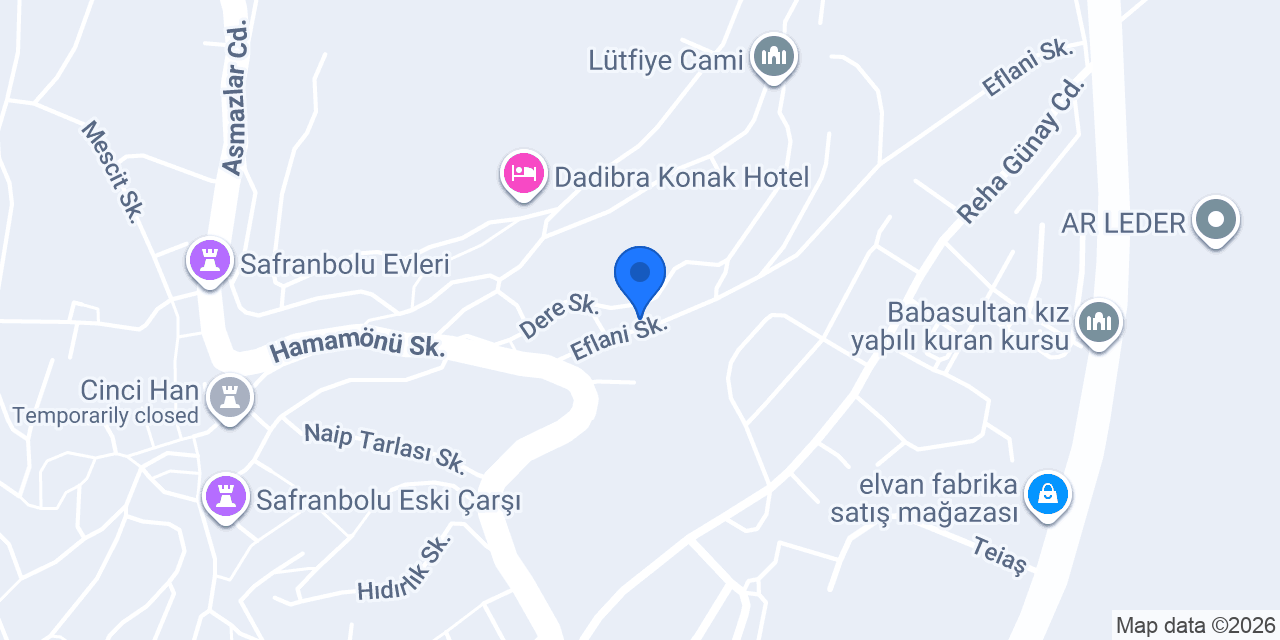 Beyzade Konakları konumu