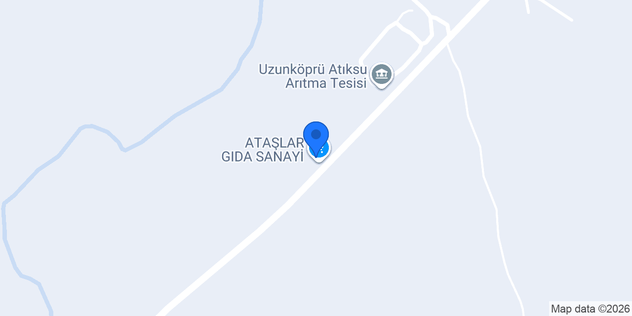 ATAŞLAR GIDA SANAYİ konumu