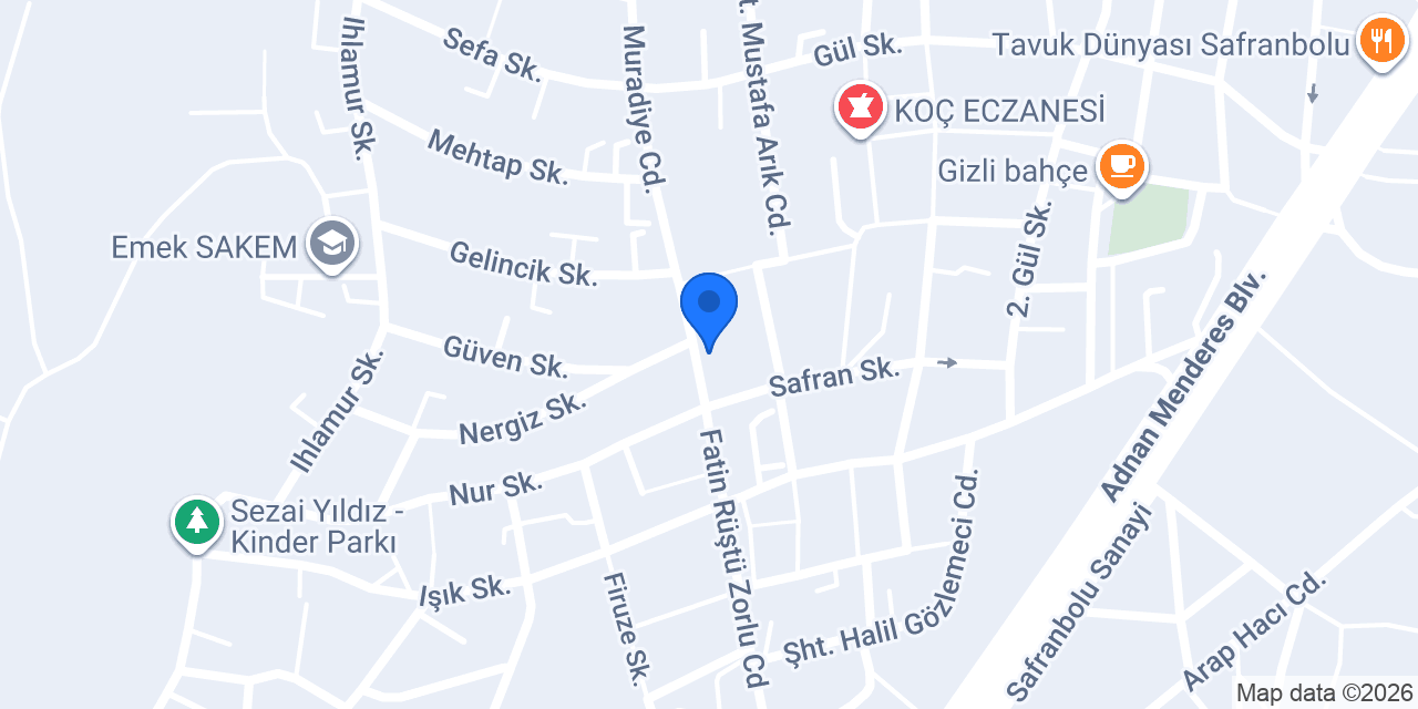 Emek Ortaokulu konumu