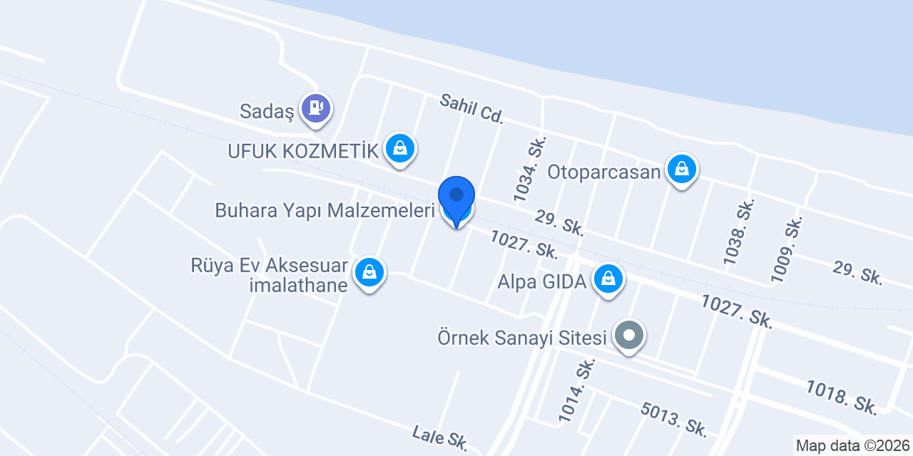 Buhara Yapı Malzemeleri konumu