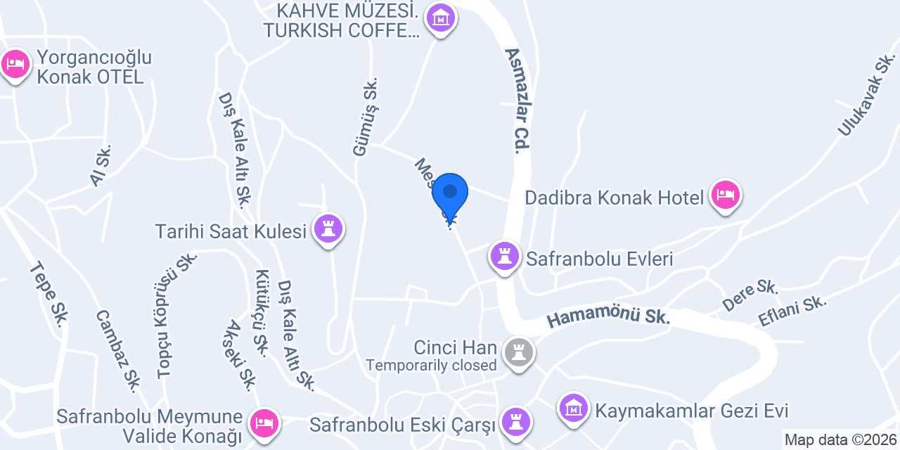 Arpacıoğlu Konak ve Otopark konumu