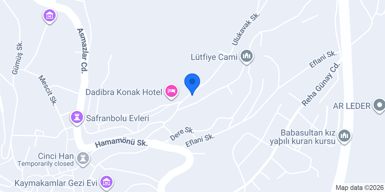 Melek Hanım Konağı konumu