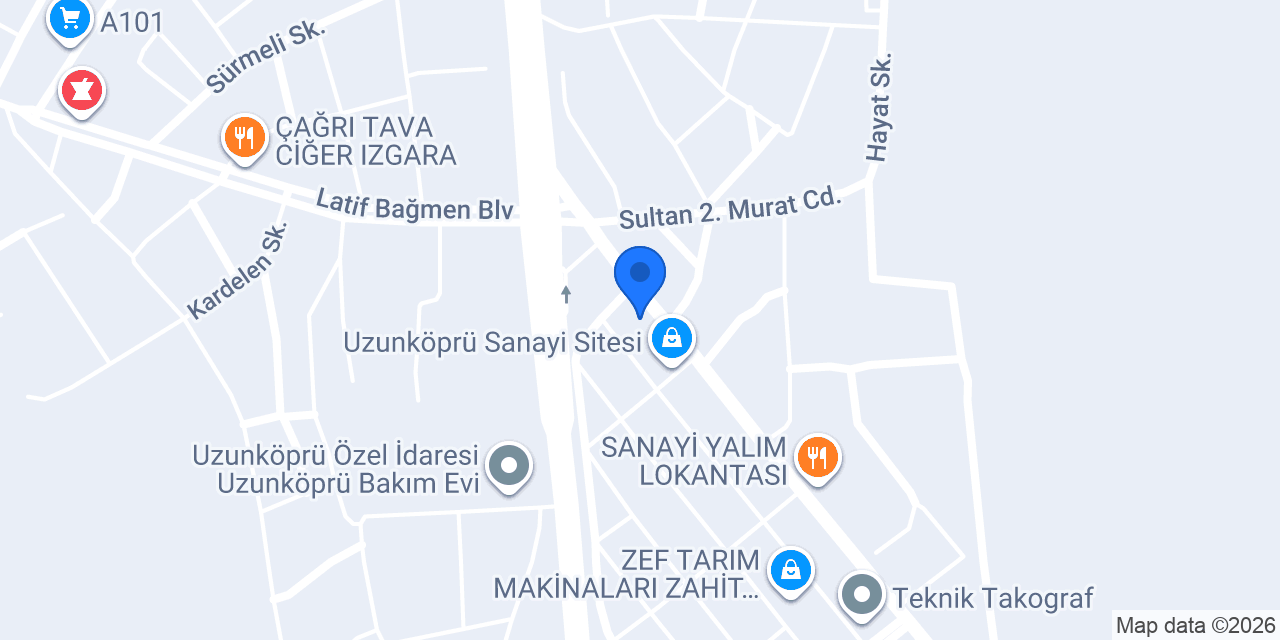 ÖzModernMakine konumu