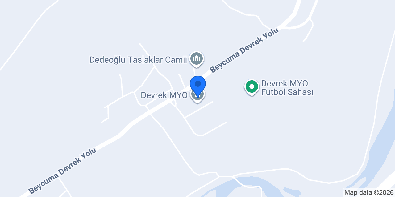 ZBEÜ Devrek Adalet Meslek Yüksekokulu konumu