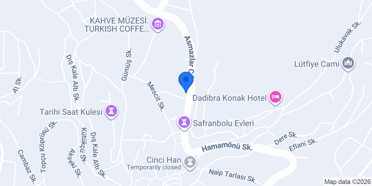ASMALI KONAK OTEL konumu