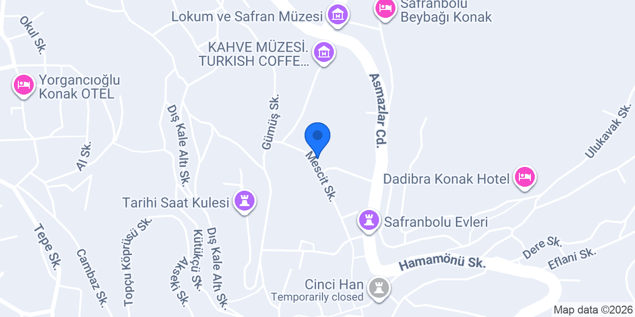 Mehveş Hanım Konağı konumu