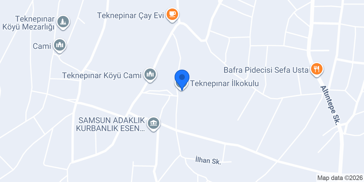 Teknepınar İlkokulu konumu