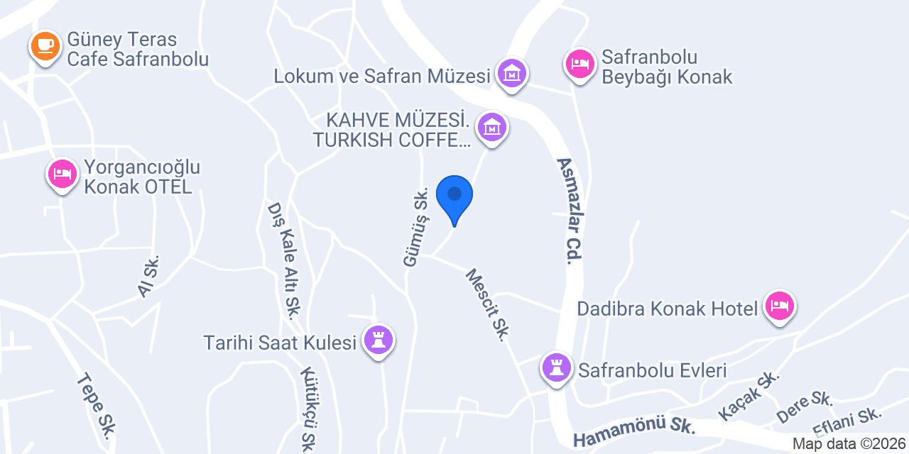 Asiye Hatun Konağı konumu