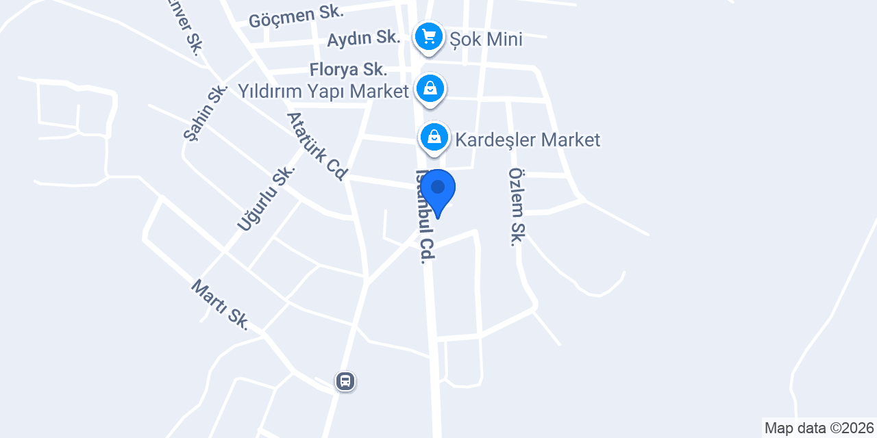 Ersin Market konumu